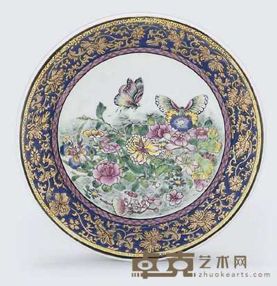 YONGZHENG (1723-35) A FINE AND RARE FAMILLE ROSE EGGSHELL DEEP PLATE